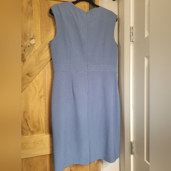 Kasper Light Blue Dress 12 - Picture 2 of 3